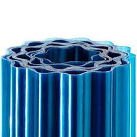 Шифер Пластиковый Синий в рулонах 2 м [Волна] 800г/м2 Стандарт