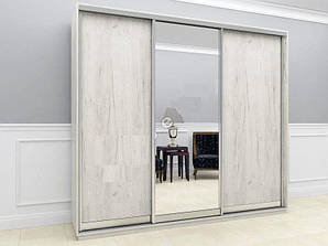 Шафа-купе 3 двері (вис. 210/глиб. 45 см) Алекса Меблі