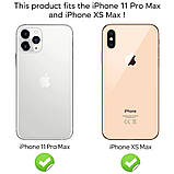 NALIA (2x скло та аплікатор, сумісні з iPhone 11 Pro Max/Xs Max, повноекране захисне скло (чорний), фото 4