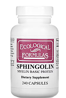 Ecological Formulas, Sphingolin, Myelin Basic Protein, Сфинголин 240 капсул