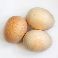 Дерев'яне яйце 6х4 см, заготовка для писанки