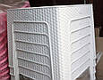 Столик кавовий пластиковий "Rattan" 45*45*50 см, Irak Plastik, Туреччина, білий, фото 7