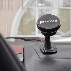 Магнітний автомобільний авто тримач для телефону в машину на панель торпеду Proove Black (218652), фото 6
