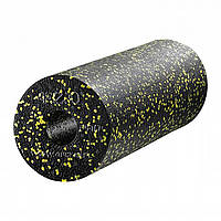 Массажный ролик 4FIZJO EPP PRO+ 45 x 14.5 см (валик, роллер) гладкий 4FJ0089 Black/Yellow