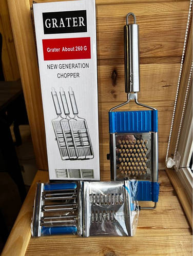 Терка металлическая с ручкой/ терка маленькая XL-338, терка с тремя ...