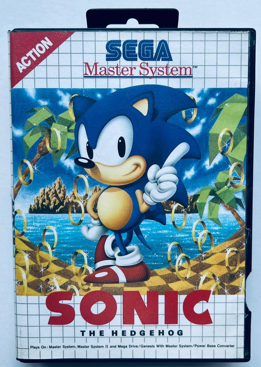 Sonic The Hedgehog, Б/У, английская версия - картридж для SEGA Master System - фото 1 - id-p1888153720