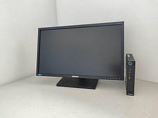 ПК+Монітор Lenovo ThinkCentre M93p Tiny USFF/ i5-4570T/ 8GB RAM/ 240GB SSD/ HD 4600+Samsung LS24E65UPLXCI 23.6" 1920x1080, фото 3