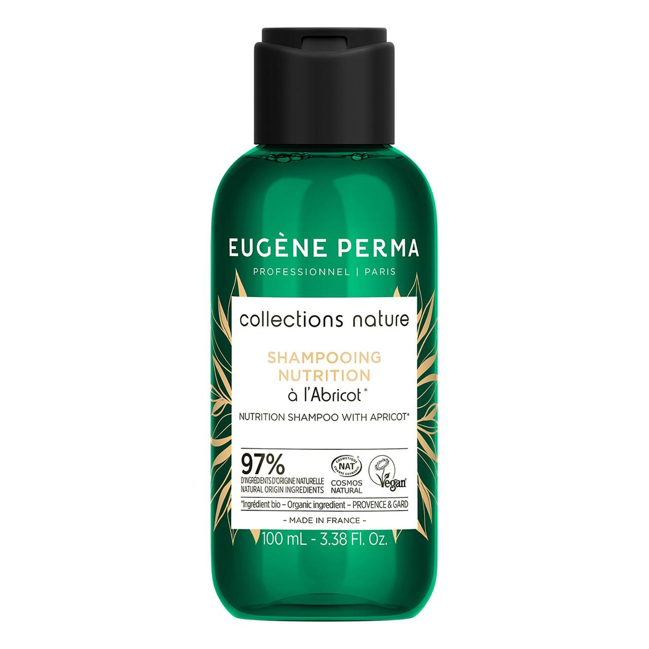 Шампунь для Сухого Пошкодженого волосся Eugene Perma Professionnel Paris Collections Nature Nutrition 100 мл