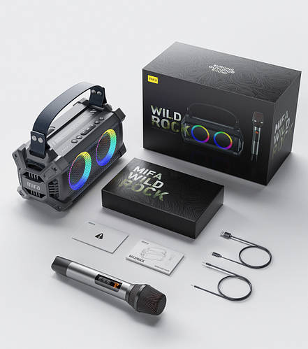 Купить Колонка Mifa WildRock Караоке black 60 Вт Bluetooth 5.0, цена ...