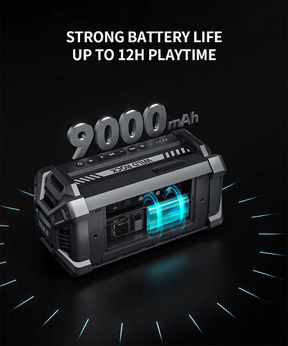 Купить Колонка Mifa WildRock Караоке black 60 Вт Bluetooth 5.0, цена ...
