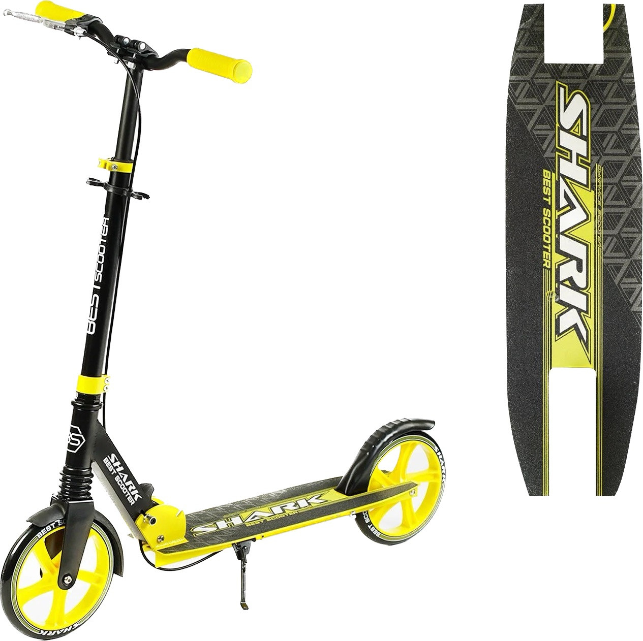 Самокат із ручним гальмом Best Scooter "Shark" арт. S - 56929, фото 1