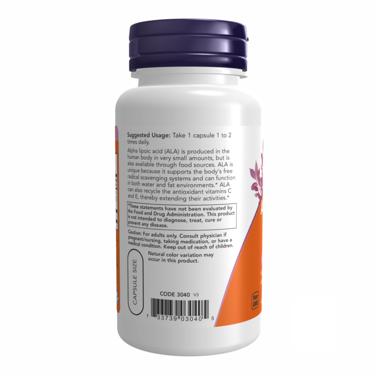 Alpha Lipoic Acid 100mg - 60vcaps - фото 3 - id-p1888169403