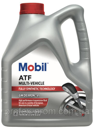 Олива трансмісійна Mobil ATF Multi-Vehicle, 4л (шт.), фото 1