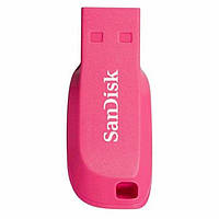 Флешка SanDisk USB накопитель 2.0 Cruzer Blade 16Gb, цвет розовый