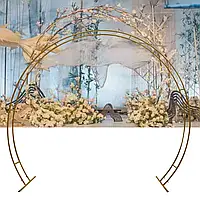 Круглые металлические стойки Свадебная арка Фоновый декор