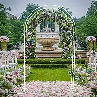Садовая арка 2,3 м Арка из роз с воротами Садовая арка с изящным изгибом