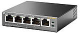 TP-Link Комутатор TL-SF1005P 5xFE/4xPoE 56W некерований, фото 3