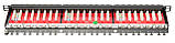Digitus Патч-панель 19' 0,5U STP Cat.6а 24 порти, зібрана, RAL 9005, фото 6