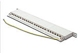 Digitus Патч-панель 19" 0.5U, 24 порти, Cat.6 STP зібрана, RAL 7035, фото 2