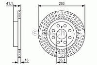 Диск тормозной TOYOTA 4243148080 для LEXUS RX (GYL1_, GGL15, AGL10).