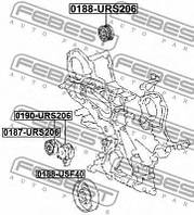 Ролик ремня генератора LS-460 TOYOTA 1660338030 на LEXUS LS седан (UVF4_, USF4_).