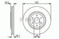 Тормозной диск BOSCH 0986479S35 на NISSAN FRONTIER / NP300 (D40).