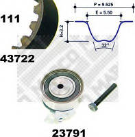 КОМПЛЕКТ ГРМ OPEL 95516736