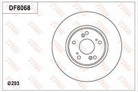 Тормозной диск Розпродажа! HONDA 45251T2MT01 на HONDA ACCORD EURO VIII седан (CU).