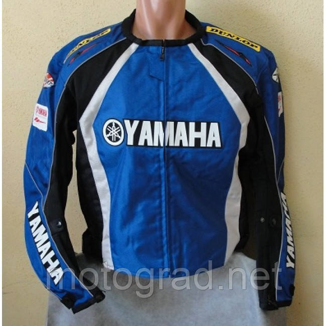 Мото куртка текстиль YAMAHA синя L (48 розмір), фото 1