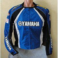 Мото куртка текстиль YAMAHA синяя L (48 размер)