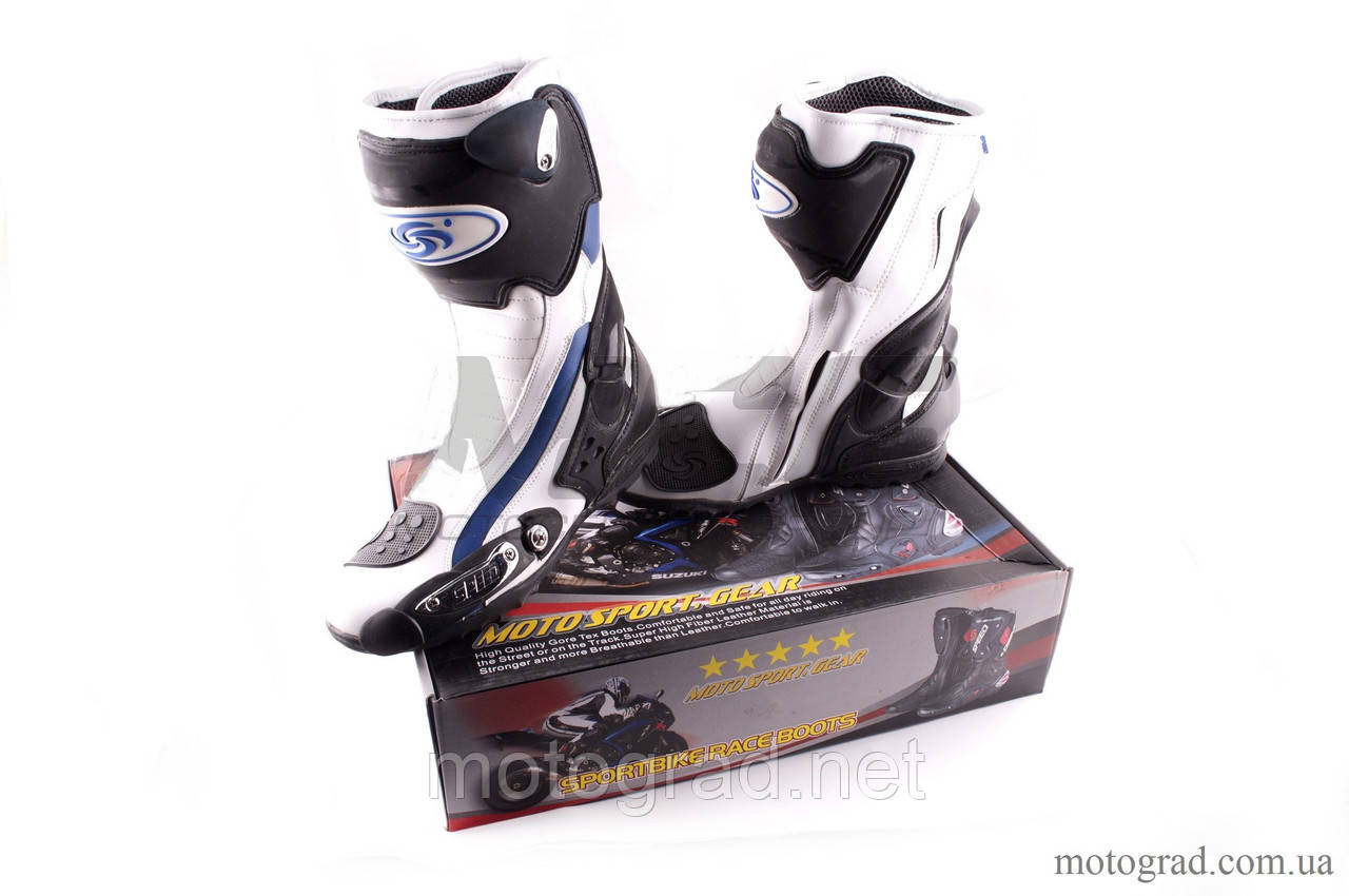 Мото Черевики PROBIKER mod 1002, білі
