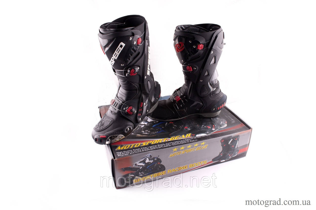 Мото Черевики PROBIKER mod 1003, чорні, фото 1