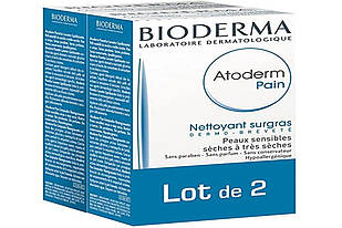 Набір із 2 штук Кускове мило Bioderma Atoderm Pain Surgras 150 g