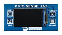 Sense HAT - щит с датчиками окружающей среды для Raspberry Pi Pico - SB Components SKU22366