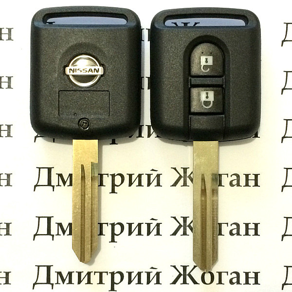 Корпус ключа для Nissan (Ниссан) Кашкай, Микра, Ноут, Мурано, Патфайндер, Навара 2 - кнопки, лезвие NSN14 - фото 1 - id-p34852966