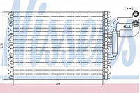 Випарник MB E W 124(84-)200(+)[OE 000 830 54 58] NISSENS 92059