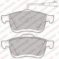 Гальмівні колодки дискові FIATLANCIAOPEL DobloDeltaCombo F 08&gt &gt DELPHI LP2168 на FIAT PRATICO c бортовой