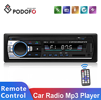 Автомагнитола Блютуз 1DIN Podofo JSD 520 AUX USB BLUETOOTH Original 4х60W