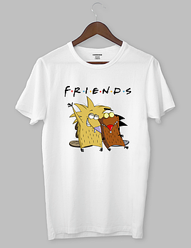 Футболка з прикольним дизайном Злюки Бобри  «FRIENDS»