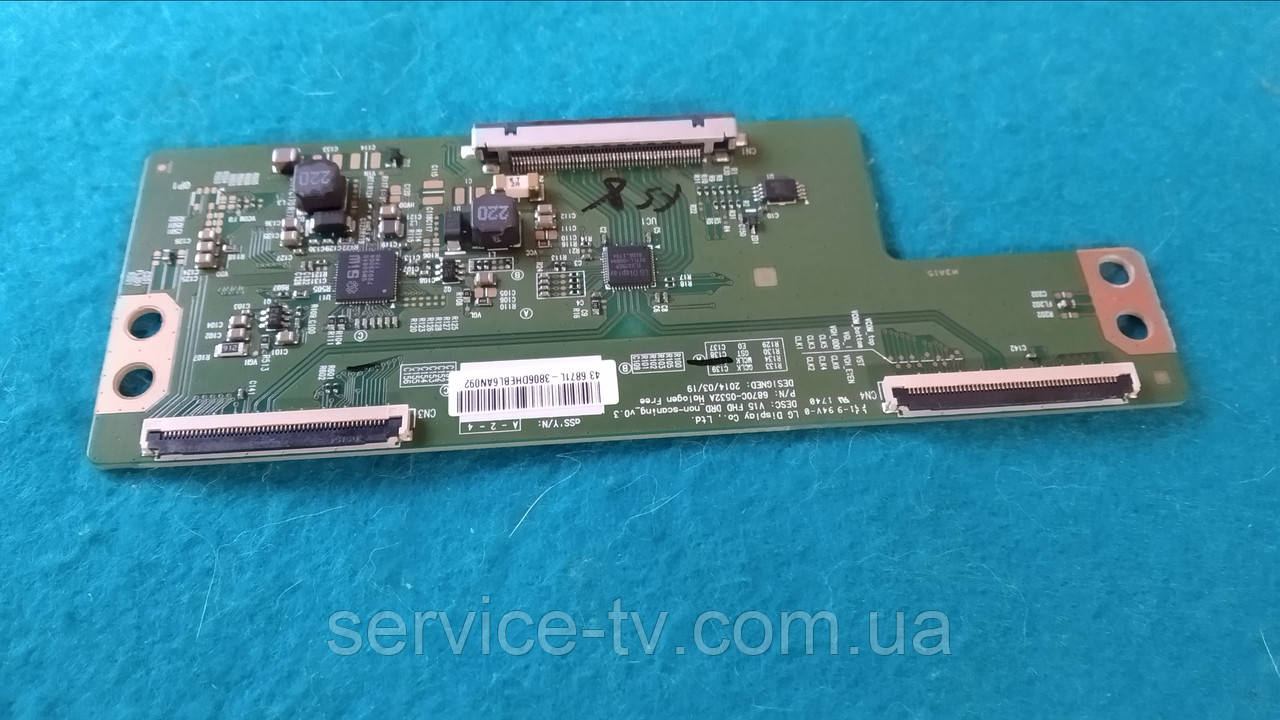 Плата T-con 6870C-0532A от телевизора LG 43LJ594V