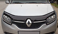 Дефлектор капота (мухобойка) Renault Sandero 2 2013-2021 +Stepway, Турция, Vip Tuning, RL27