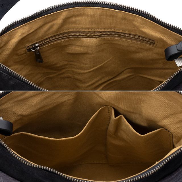 Фото чоловіча сумка через плече сірого кольору