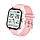Розумні смарт годинник 2023 Smart Watch для Android і iOS, пульсометром, тонометром, крокоміром (рожеві), фото 2