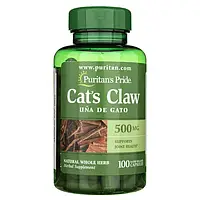 Иммуностимулятор кошачий коготь, Puritan's Pride Cat's Claw 500 mg 100 Capsules