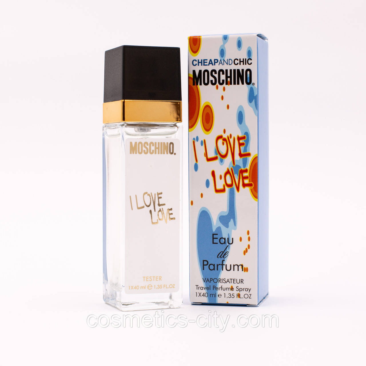 Тестер жіночий Moschino I Love Love, 40 мл, фото 1