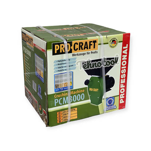 Кормоподрібнювач Procraft PCM3000 (2,5 квт, великий ковш, мідна обмотка), фото 3