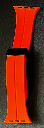Силіконовий ремінець з магнітною застібкою для Apple Watch  orange  42/44/45/49mm