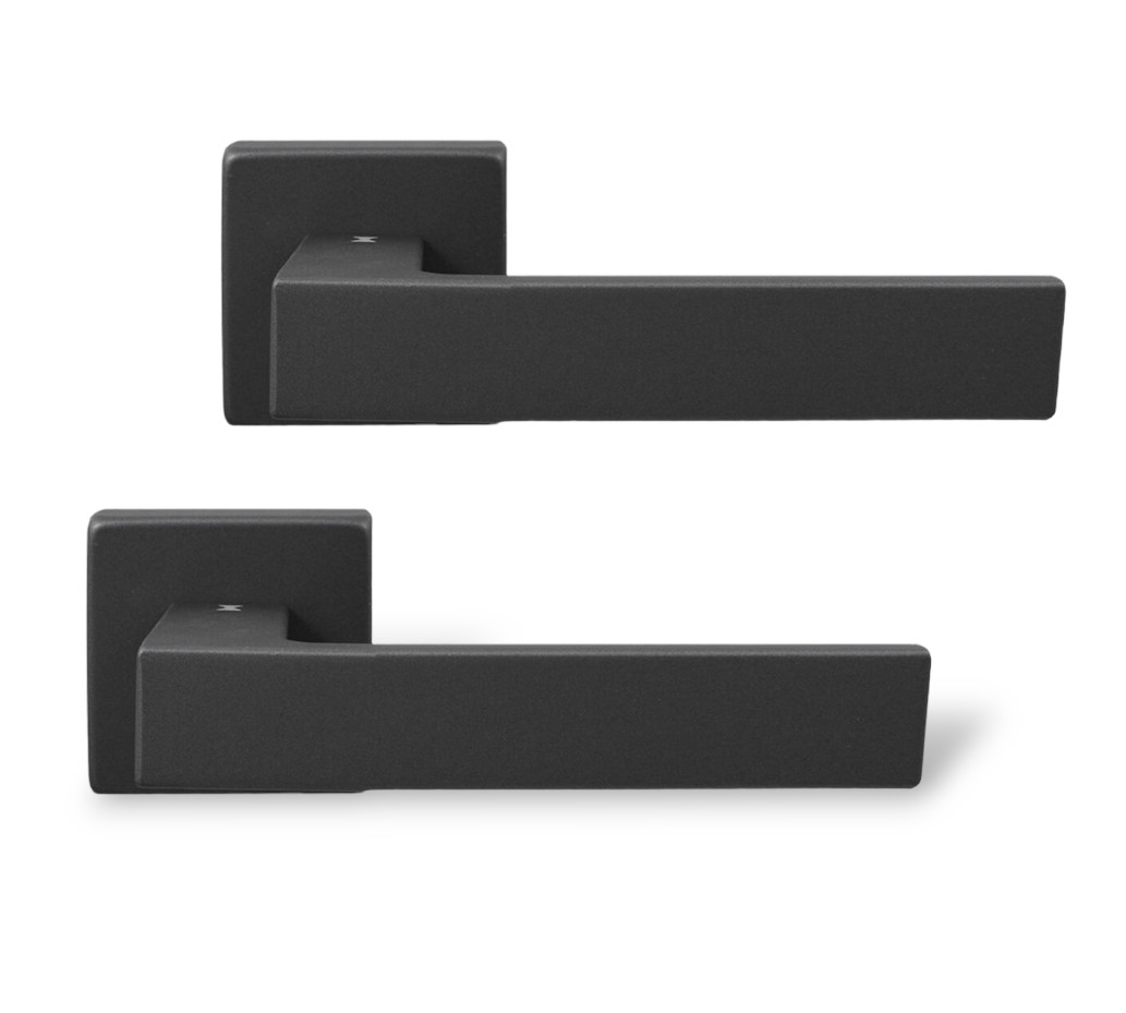 Ручки для дверей Fimet  Kubo антрацит, фото 1