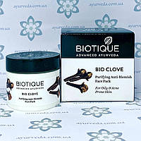 Biotique Bio Clove Face Pack (Маска для лица Биотик "Био Гвоздика") 75 гр. по уходу за кожей и волосами.