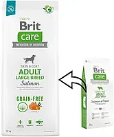 Сухий корм для дорослих собак великих порід Brit Care Large Breed Salmon & Potato 12 кг (лосось та картопля)